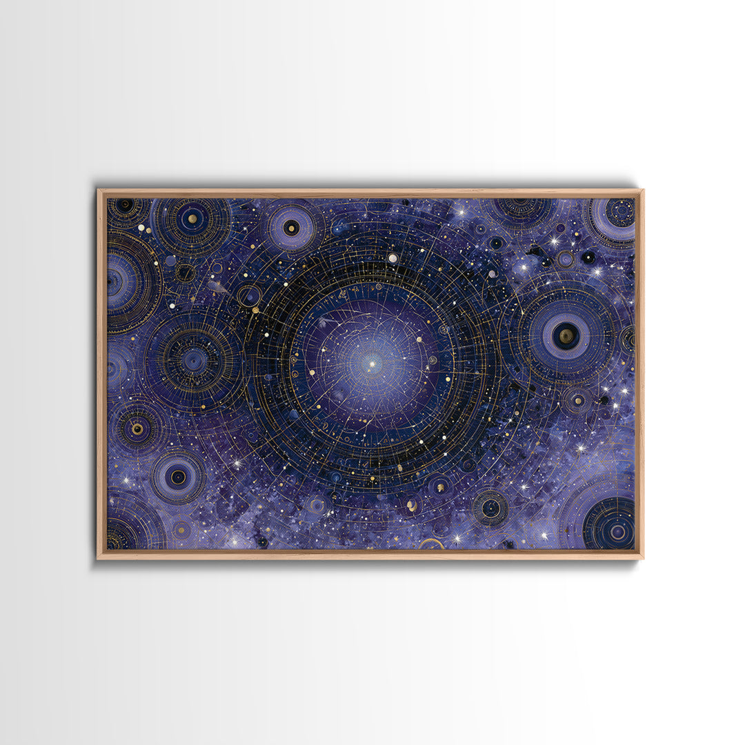 Distant Star Cluster Canvas Print, Space Art, Minimalist Decor, Spa Decor, Fine Art, Serenity, Digital Art, Printable Wall Art, SAR-3x2-48