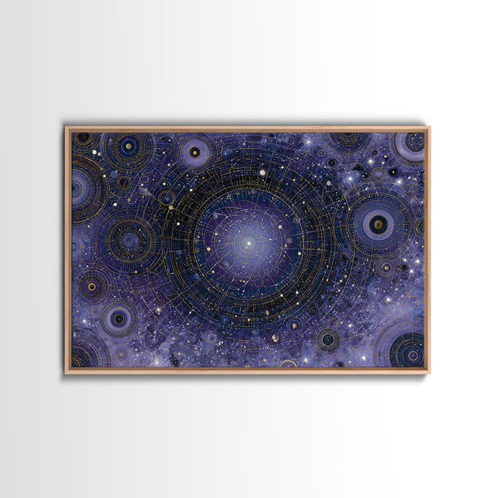 Distant Star Cluster Canvas Print, Space Art, Minimalist Decor, Spa Decor, Fine Art, Serenity, Digital Art, Printable Wall Art, SAR-3x2-48
