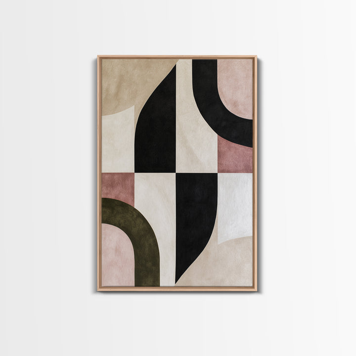 Soft Wool Texture Abstract Canvas Print, Scandinavian Art, Living Room Decor, Abstract Art, Nordic, Living Room Wall Art, SCA-2x3-27
