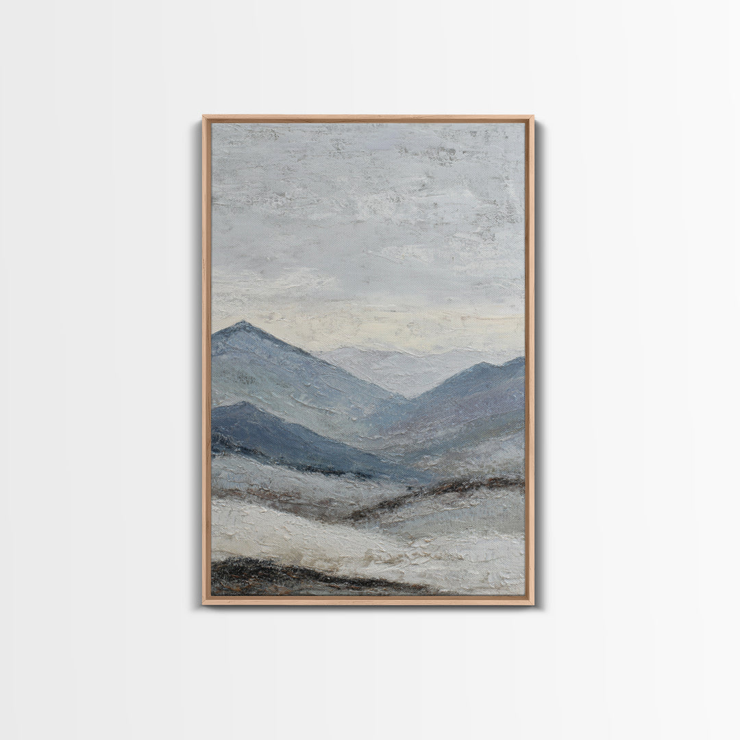 Minimal Sun over Pine Forest Canvas Print, Scandinavian Art, Wall Art Print, Living Room Decor, Nordic, Fine Art Print, SCA-2x3-49