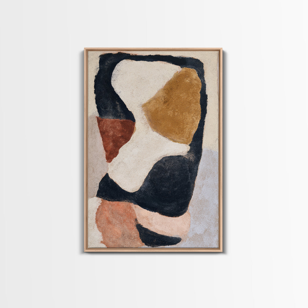 Soft Wool Texture Abstract Framed Canvas Print, Scandinavian Art, Living Room Decor, Fine Art, Nordic, Gallery Decor, SCA-2x3-51