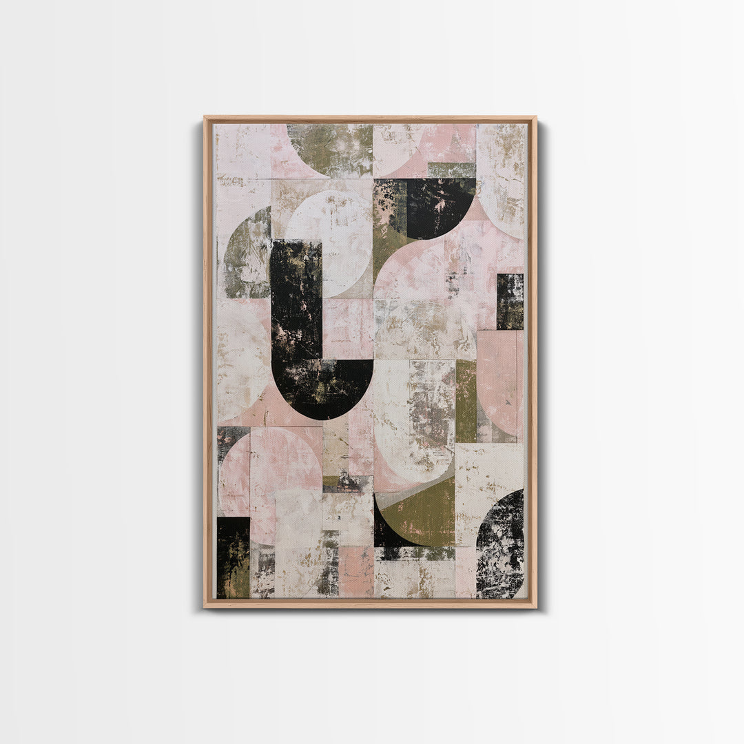 Snowy Nordic Forest Canvas Print, Scandinavian Art, Modern Art, Living Room Decor, Fine Art, Nordic, Contemporary Art, SCA-2x3-81