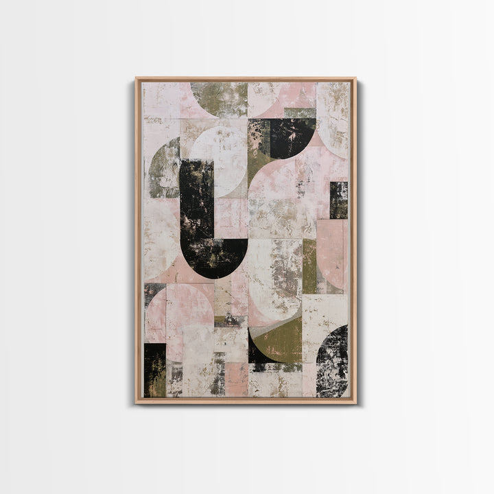 Snowy Nordic Forest Canvas Print, Scandinavian Art, Modern Art, Living Room Decor, Fine Art, Nordic, Contemporary Art, SCA-2x3-81