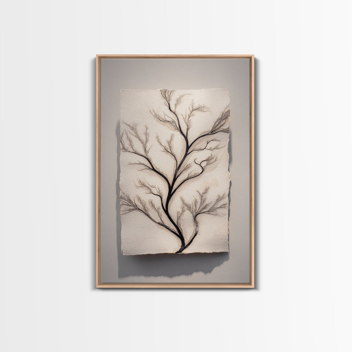 Abstract Arch Shapes Framed Canvas Print, Scandinavian Art, Abstract Wall Art, Living Room Decor, Abstract Art, Nordic, SCA-2x3-94