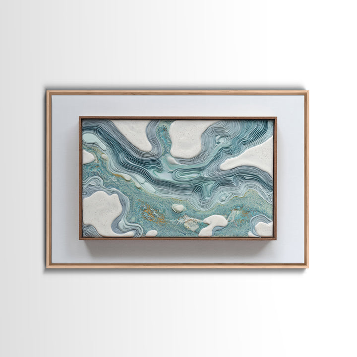 Mediterranean Harbor at Dawn Framed Canvas Print, Seascape Art, Art Print, Coastal Decor, Fine Art, Seascape, Printable Art, SEA-3x2-2
