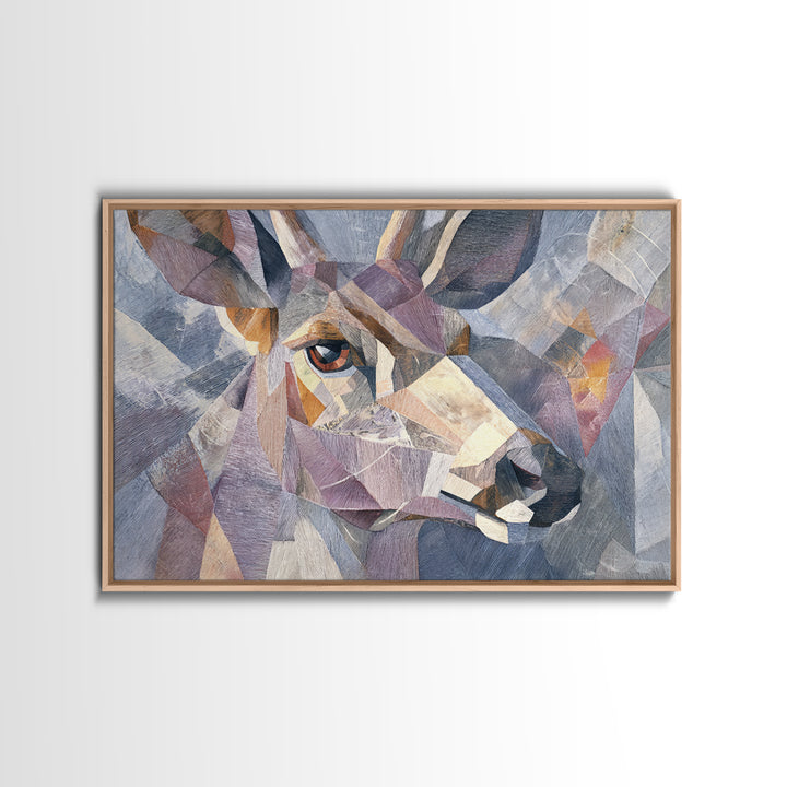 Geometric Wave Pattern Framed Canvas Print, Sacred Geometry Art, Wall Decor Gift, Living Room Decor, Abstract Art, Geometry, SGA-3x2-2