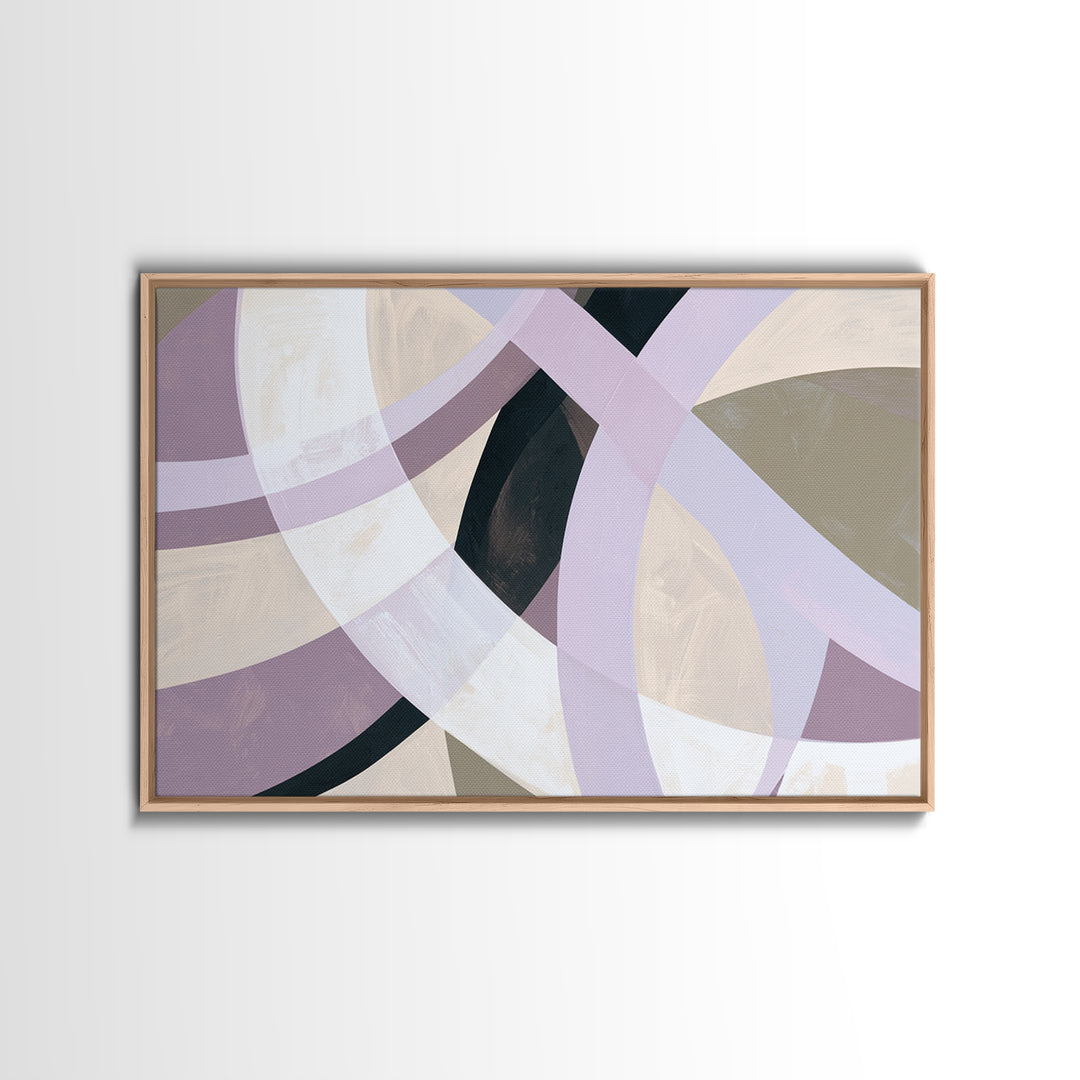 Crystal Grid Pattern Framed Canvas Print, Sacred Geometry Art, Boho Decor, Living Room Decor, Geometry, Spiritual Wall Art, SGA-3x2-9