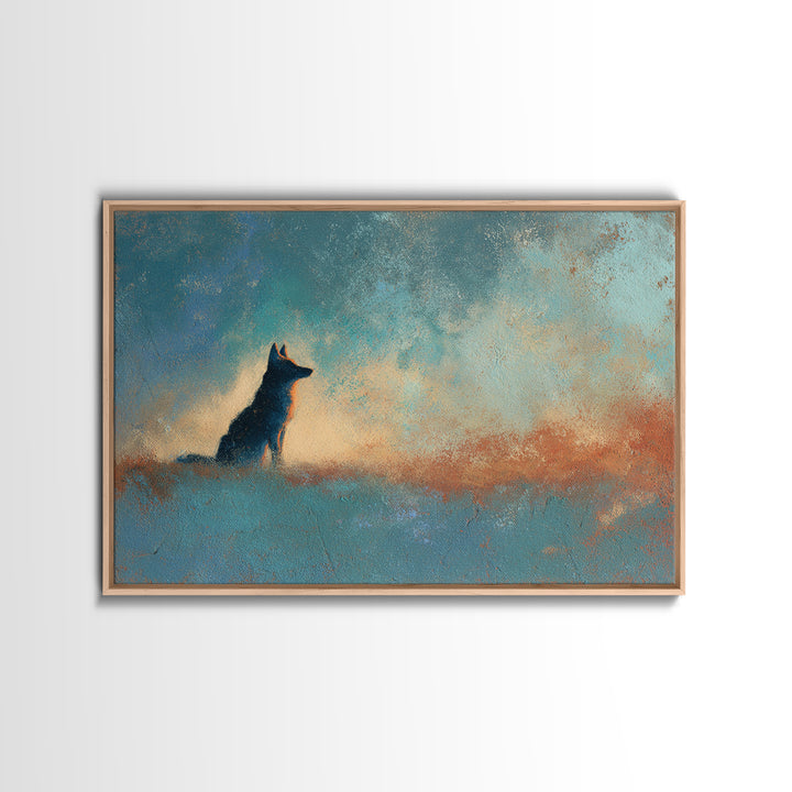 Dried Chili Peppers and Adobe Texture Canvas Print, Southwestern Art, Art Print, Southwestern Decor, Watercolor Art, Mesa, SOU-3x2-76