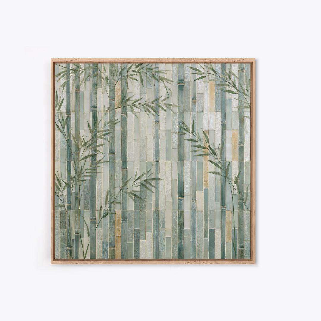 Misty Bamboo Forest Canvas Print, Spa Art, Fine Art Print, Spa Decor, Fine Art, Serenity, Wall Decor, Printable Wall Art, SPA-1x1-5