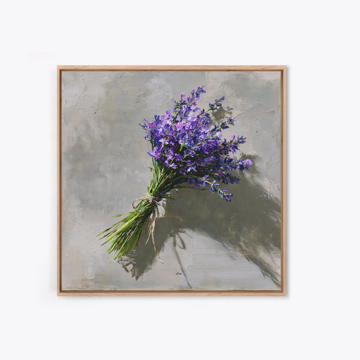 Lavender Bundle with Soft Shadow Canvas Print, Spa Art, Wildlife Wall Art, Spa Decor, Watercolor Art, Serenity, SPA-1x1-55