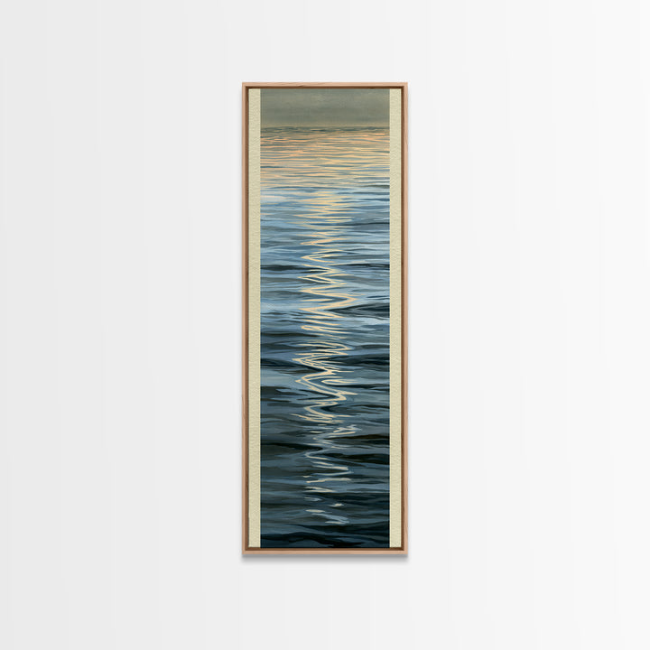 Abstract Water Ripples Canvas Print, Spa Art, Neutral Decor, Spa Decor, Fine Art, Serenity, Home Decor, Wall Decor, SPA-1x3-42