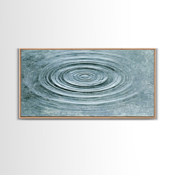 Abstract Water Ripples Canvas Print, Spa Art, Nature Prints, Spa Decor, Abstract Art, Serenity, Dog Groomer Gifts, Salon Decor, SPA-2x1-74