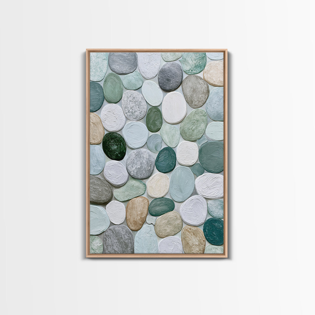 Pebble Texture Abstract Canvas Print, Spa Art, Fine Art Photography, Spa Decor, Fine Art, Serenity, Wildlife Wall Art, SPA-2x3-71