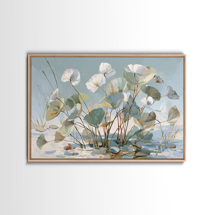 Sage and Ivory Geometric Calm Composition Canvas Print, Spa Art, Fashion Wall Art, Spa Decor, Abstract Art, Serenity, SPA-3x2-1