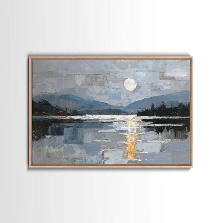 Minimal Zen Circle Brushstroke Canvas Print, Spa Art, Art, Spa Decor, Fine Art, Serenity, Abstract Print, Minimalist Art, SPA-3x2-84