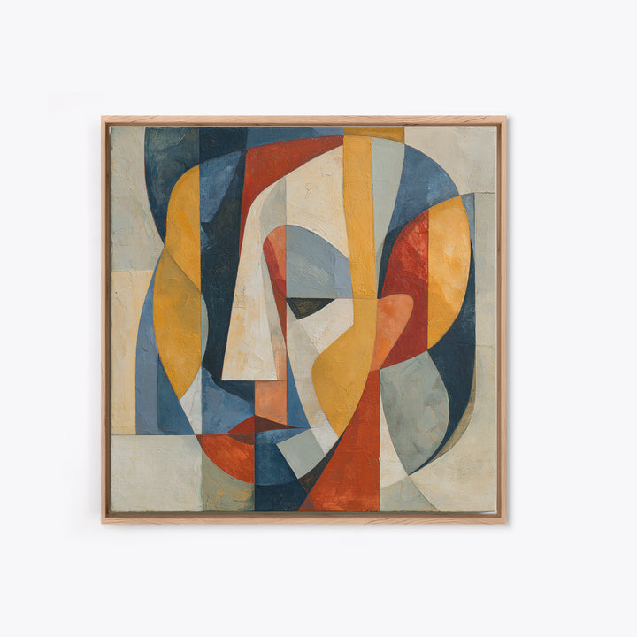Abstract Aura Portrait Framed Canvas Print, Spiritual Art, Canvas Wall Art, Living Room Decor, Fine Art, Spirit, SPI-1x1-16