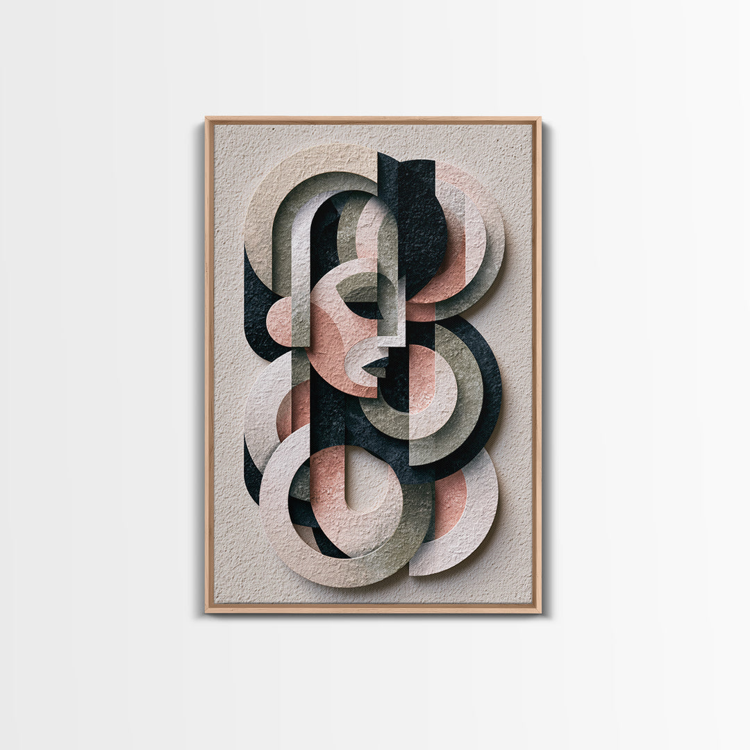Abstract Aura Portrait Canvas Print, Spiritual Art, Luxury Decor, Living Room Decor, Fine Art, Spirit, Digital Art, Printable, SPI-2x3-96