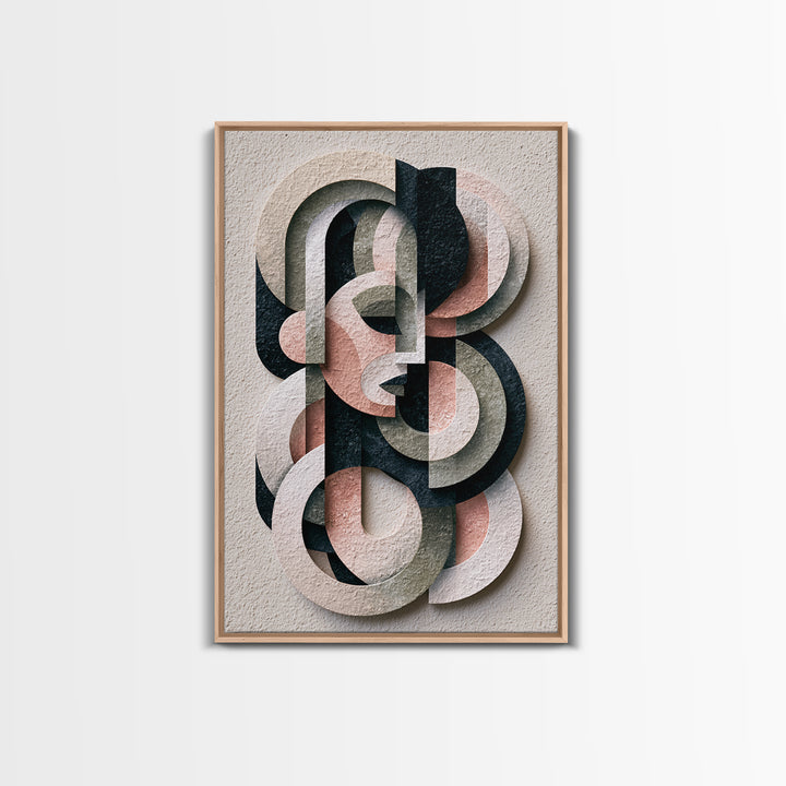 Abstract Aura Portrait Canvas Print, Spiritual Art, Luxury Decor, Living Room Decor, Fine Art, Spirit, Digital Art, Printable, SPI-2x3-96