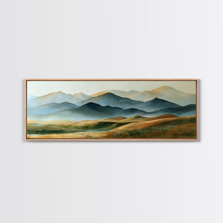 Mountain Sunrise as Awakening Symbol Canvas Print, Spiritual Art, Home Decor, Living Room Decor, Fine Art, Spirit, Wallart, SPI-3x1-85