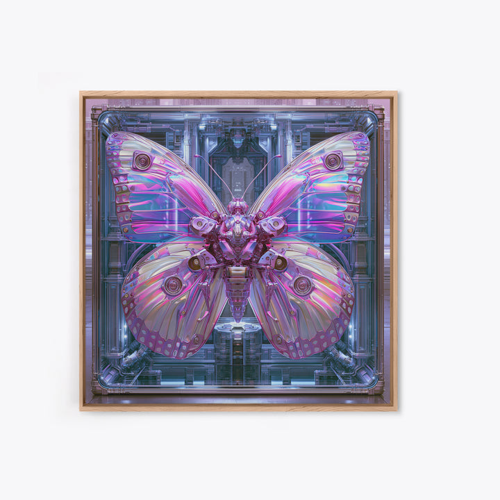 Mechanical Butterfly Specimen Canvas Print, Steampunk Art, Retro Decor, Living Room Decor, Fine Art, Mechanic, Luxury Decor, STE-1x1-14