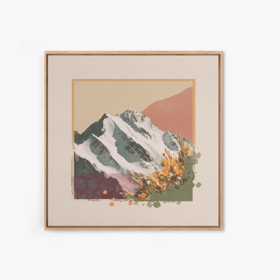Retro Amalfi Coast Cliffs Canvas Print, Travel Poster(2), Map Print, Living Room Decor, Fine Art, Voyage, Boho Decor, TPO-1x1-26