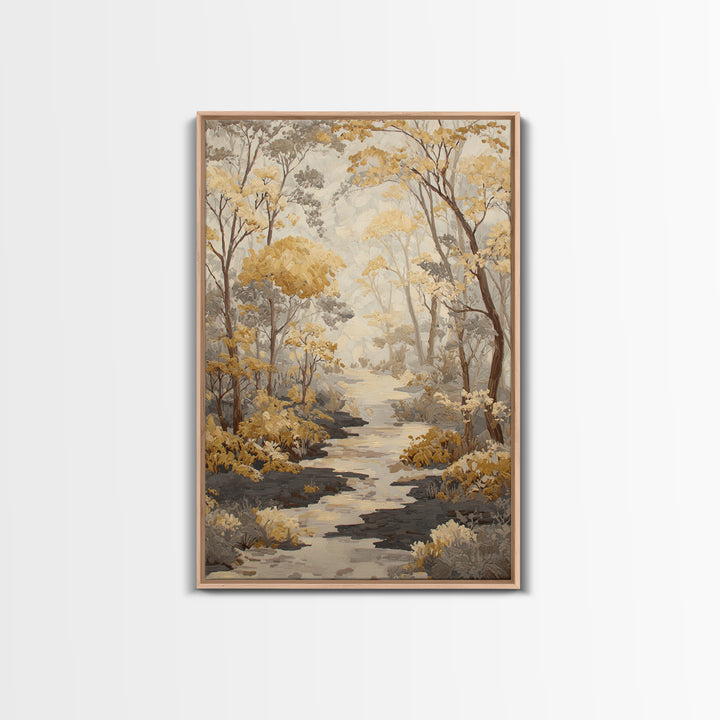 Classic Oil Painted Landscape Canvas Print, Traditional Art, Furry Art, Living Room Decor, Fine Art, Classic, Fine Art Print, TRA-2x3-57