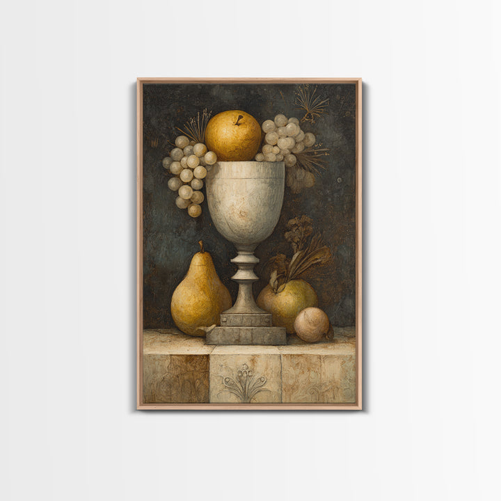 Elegant Nude Figure Study Framed Canvas Print, Traditional Art, Art Commission, Living Room Decor, Oil Painting, Classic, TRA-2x3-78