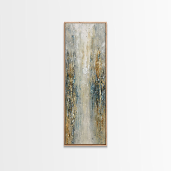 Jungle Waterfall with Misty Light Canvas Print, Tropical Art, Boho Decor, Living Room Decor, Oil Painting, Tropic, Art Print, TRO-1x3-97