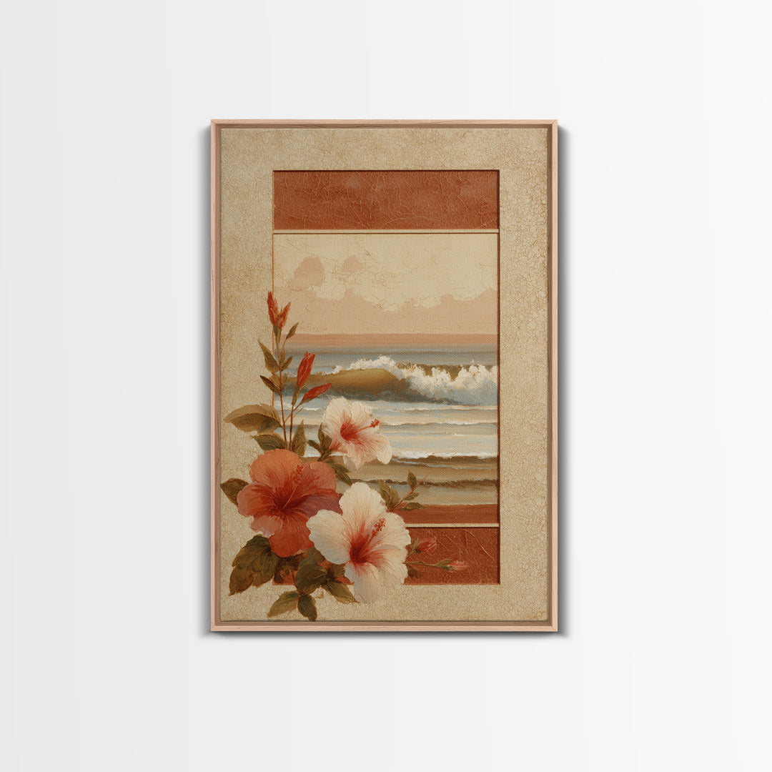 Sunset Surf Scene Canvas Print, Tropical Art, Digital Prints, Living Room Decor, Tropic 454, Set of Prints, Coastal Wall Art, TRO-2x3-54