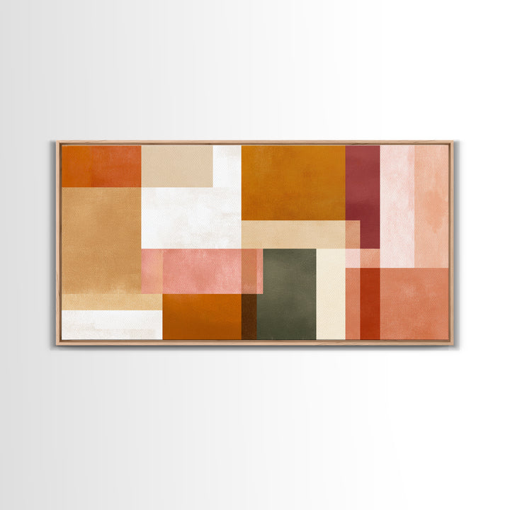 Old Theater Marquee Shapes Without Text Canvas Print, Urban Art, Contemporary Art, Living Room Decor, Abstract Art, Urban, URB-2x1-41