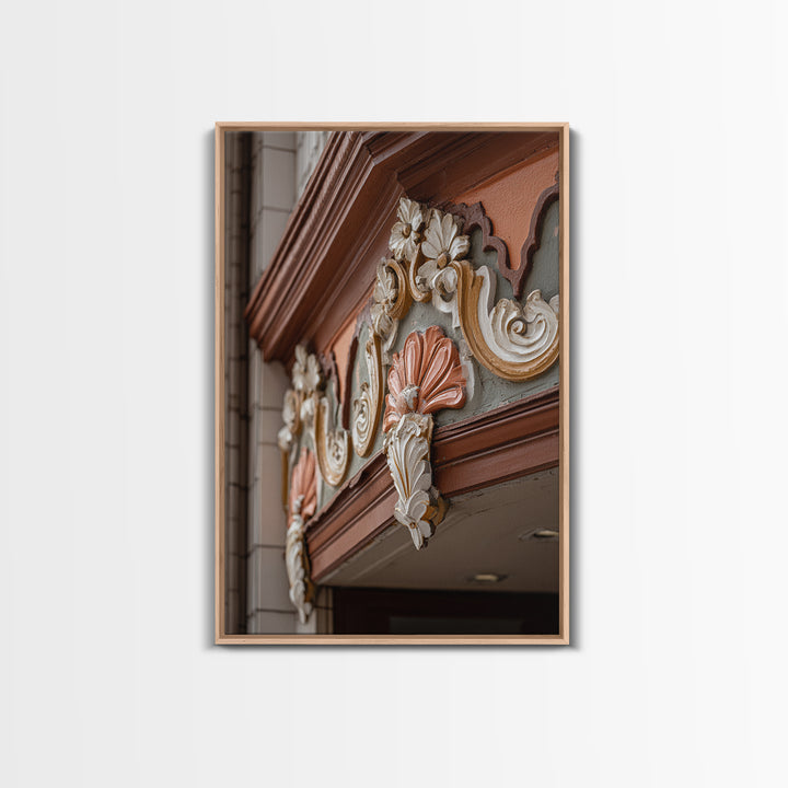 Old Theater Marquee Shapes Without Text Canvas Print, Urban Art, Living Room Decor, Abstract Art, Urban, Printable Art, URB-2x3-29