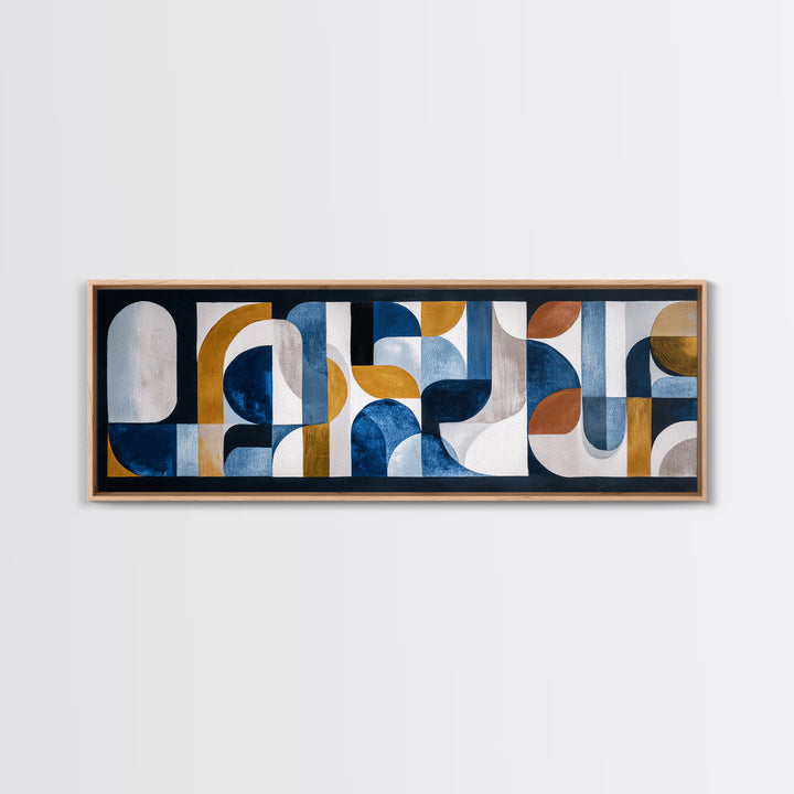 High Rise Window Grid Abstract Canvas Print, Urban Art, Art Print, Living Room Decor, Fine Art, Urban, Oil Painting, Art Deco, URB-3x1-35