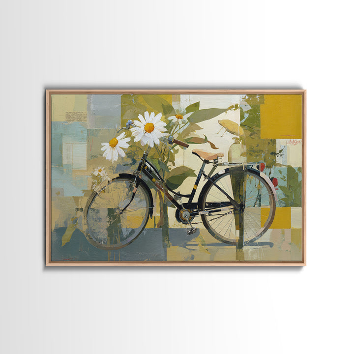 City Park Tree Framed by Buildings Framed Canvas Print, Urban Art, Modern Wall Art, Living Room Decor, Fine Art, Urban, URB-3x2-46