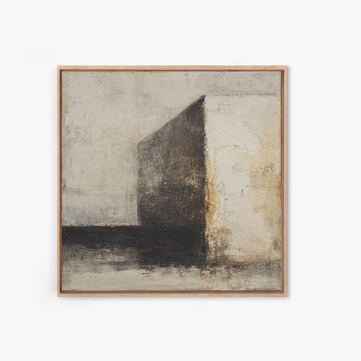 Black and White Architectural Study Framed Canvas Print, Wall Art, Gallery Decor, Living Room Decor, Fine Art, WAL-1x1-32