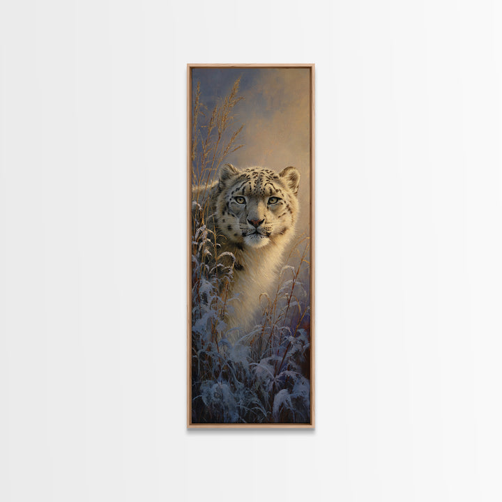 Whimsical Animal Portrait Canvas Print, Wall Art, Large Wall Art, Living Room Decor, Fine Art, Abstract Wall Art, WAL-1x3-11