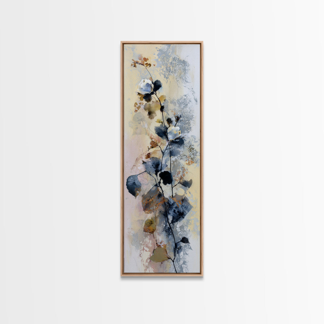 Impressionist Meadow of Wildflowers Canvas Print, Wall Art, Fine Art Print, Living Room Decor, Watercolor Art, WAL-1x3-5