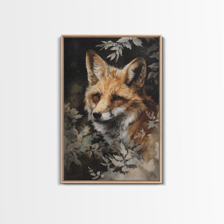 Whimsical Animal Portrait Canvas Print, Wall Art, Fine Art Print, Living Room Decor, Oil Painting, Wall Decor, WAL-2x3-7