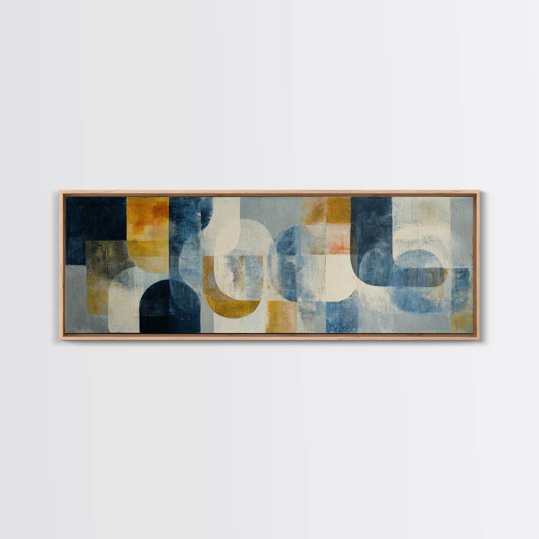Luxury Neutral Plaster Texture Abstract Framed Canvas Print, Wall Art, Wall Art for Mom, Living Room Decor, Abstract Art, WAL-3x1-79