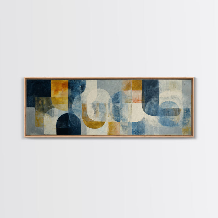 Luxury Neutral Plaster Texture Abstract Framed Canvas Print, Wall Art, Wall Art for Mom, Living Room Decor, Abstract Art, WAL-3x1-79