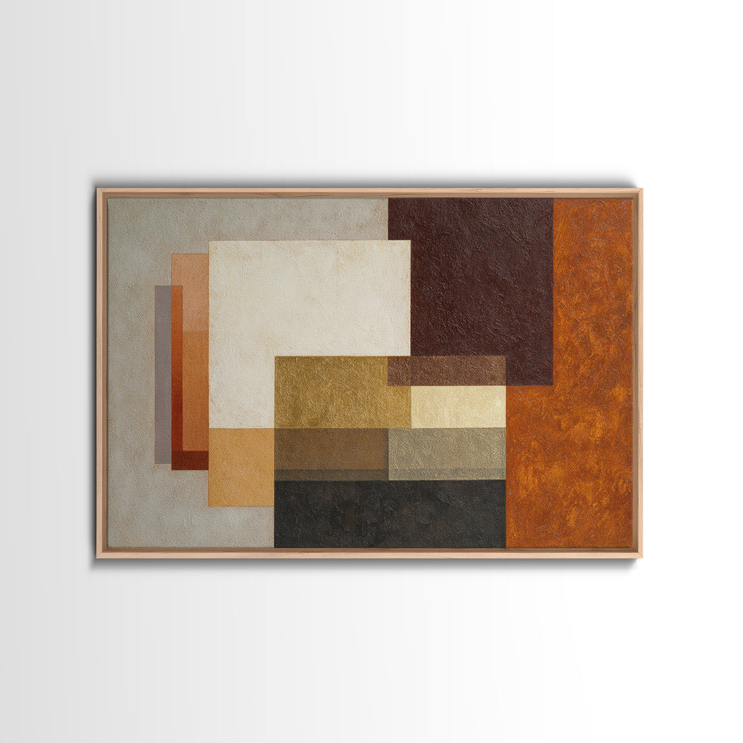 Modern Geometric Composition for Living Spaces Canvas Print, Wall Art, Prints Wall Art, Living Room Decor, Fine Art, WAL-3x2-32