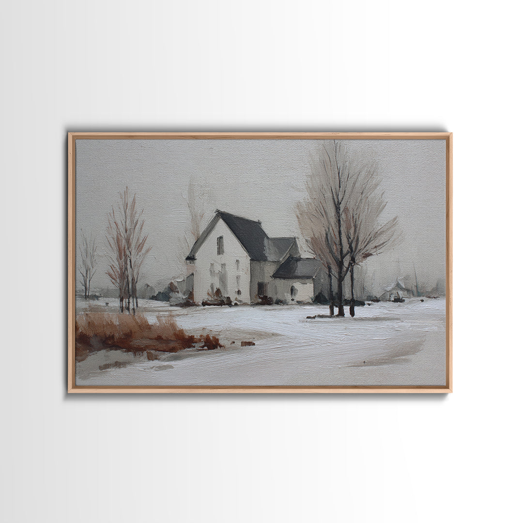 Black and White Architectural Study Framed Canvas Print, Wall Art, Textured Painting, Living Room Decor, Fine Art, WAL-3x2-60
