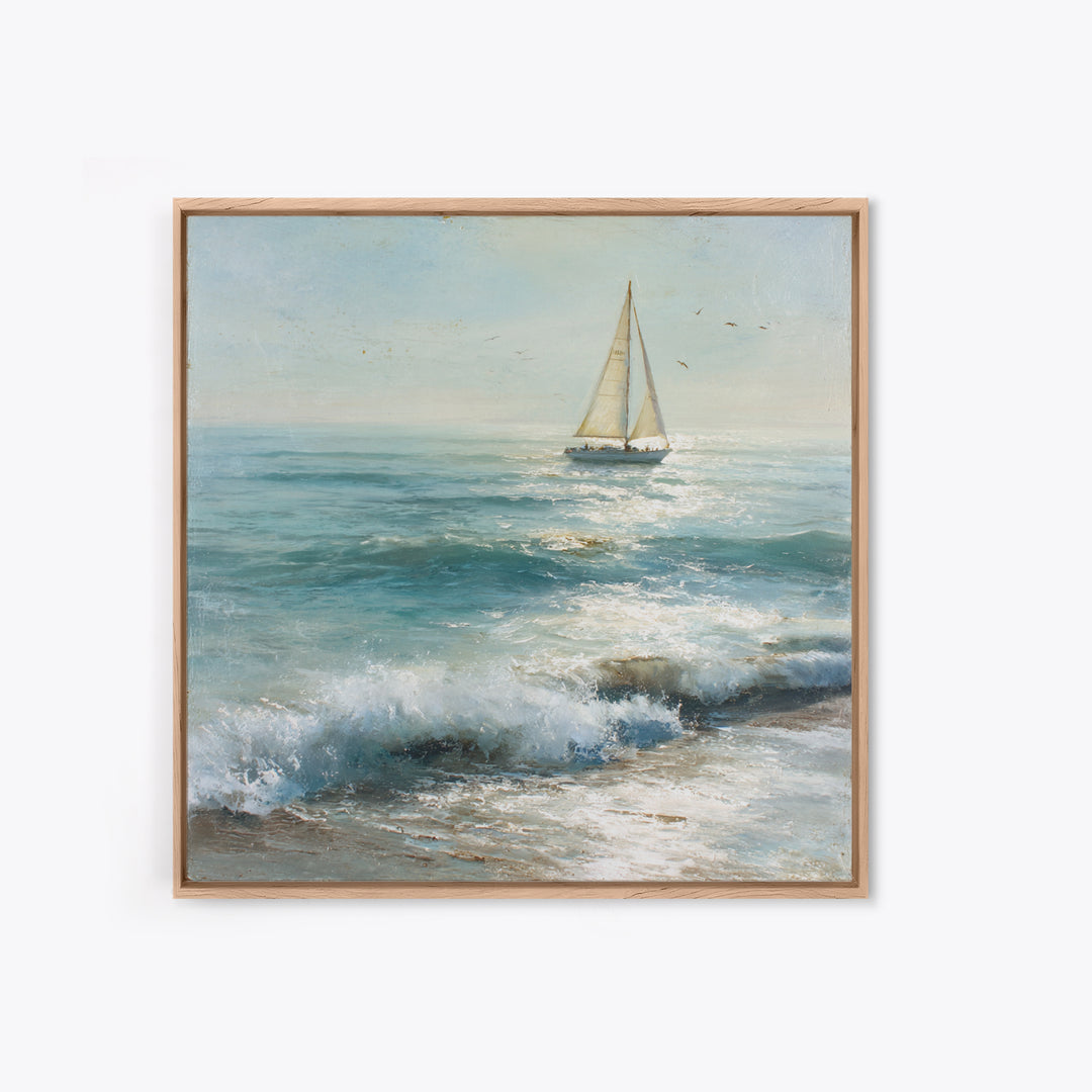 Honeymoon Coastal Sunset Framed Canvas Print, Wedding Art, Custom Wedding, Living Room Decor, Fine Art, Romance, Boho Decor, WED-1x1-65