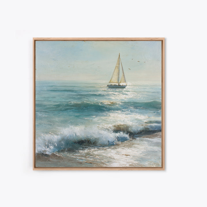 Honeymoon Coastal Sunset Framed Canvas Print, Wedding Art, Custom Wedding, Living Room Decor, Fine Art, Romance, Boho Decor, WED-1x1-65