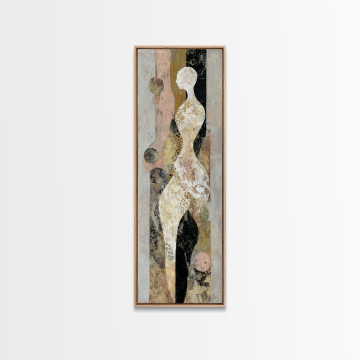 Lace Pattern Ivory Abstraction Canvas Print, Wedding Art, Art, Living Room Decor, Fine Art, Romance, Custom Wedding Gift, WED-1x3-55