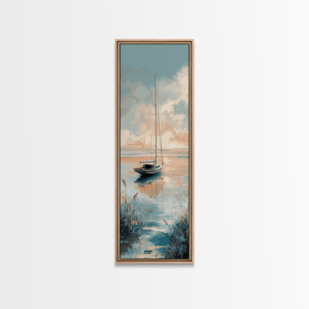 Honeymoon Coastal Sunset Canvas Print, Wedding Art, Gallery Decor, Living Room Decor, Fine Art, Romance, Contemporary Art, WED-1x3-77