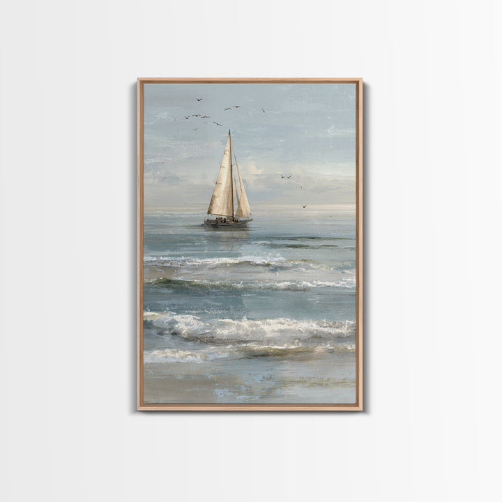 Honeymoon Coastal Sunset Framed Canvas Print, Wedding Art, Boho Decor, Living Room Decor, Fine Art, Romance, Art Print, WED-2x3-1