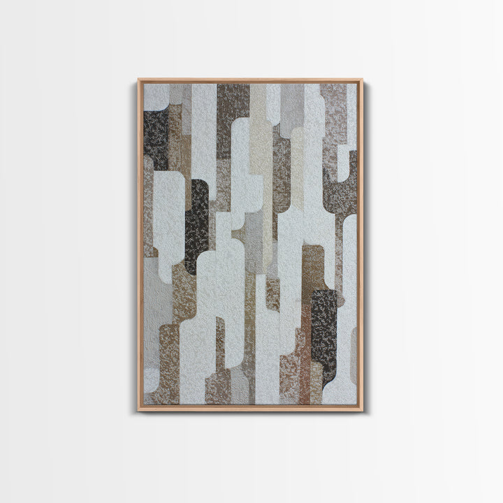 Lace Pattern Ivory Abstraction Canvas Print, Wedding Art, Wedding Reception, Living Room Decor, Abstract Art, Romance, WED-2x3-27