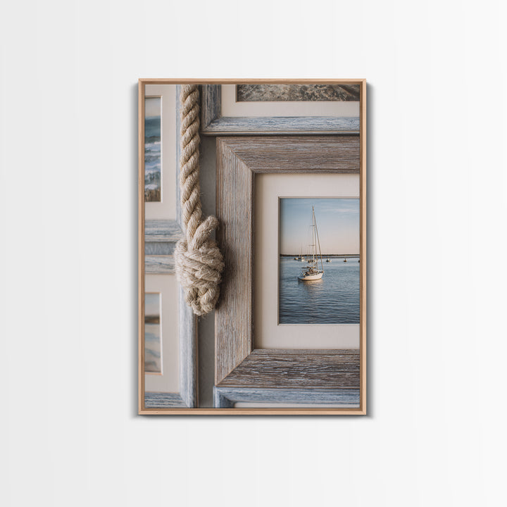 Honeymoon Coastal Sunset Framed Canvas Print, Wedding Art, Custom Portrait, Living Room Decor, Romance, Wedding Decoration, WED-2x3-73