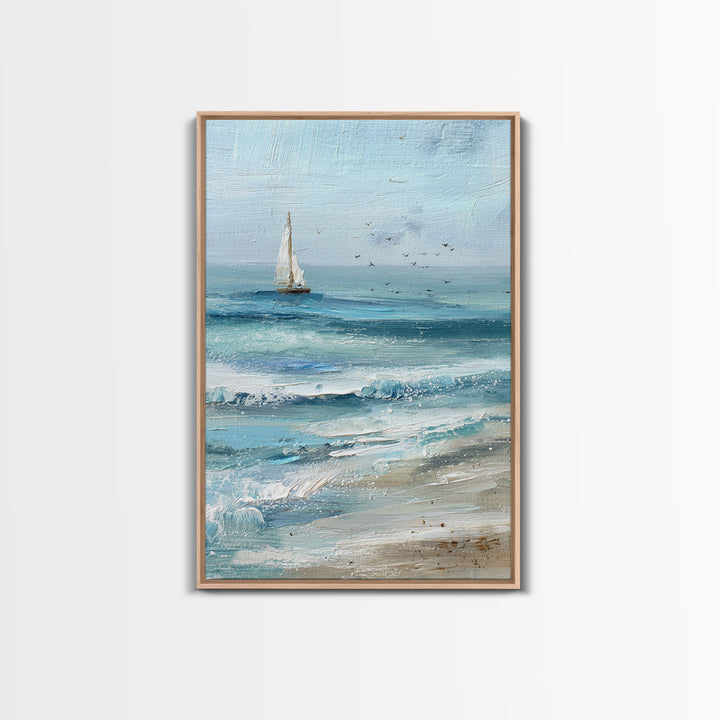 Honeymoon Coastal Sunset Framed Canvas Print, Wedding Art, Custom Portrait, Living Room Decor, Romance, Wedding Decoration, WED-2x3-97