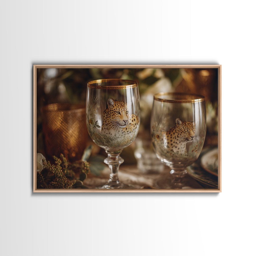 Champagne Glasses with Delicate Sparkle Canvas Print, Wedding Art, Custom Art, Living Room Decor, Watercolor Art, Romance, WED-3x2-58